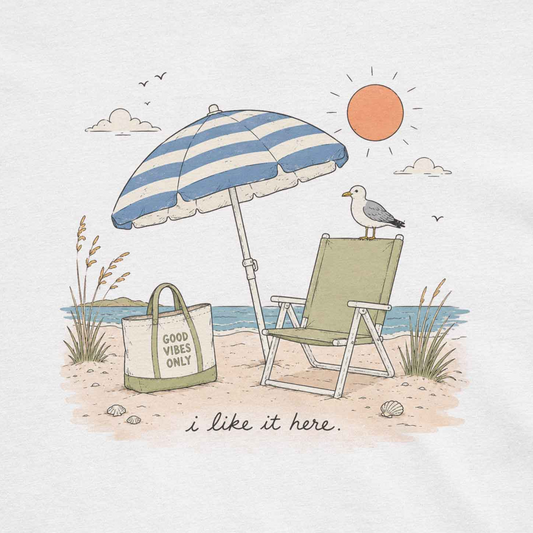Relaxed Seaside Short Sleeve Tee