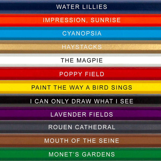 Monet Colors Colored Pencil Set