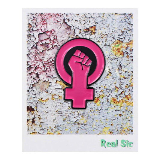 Women's Power  - Raised Feminist Fist Protest Pride Enamel Pin