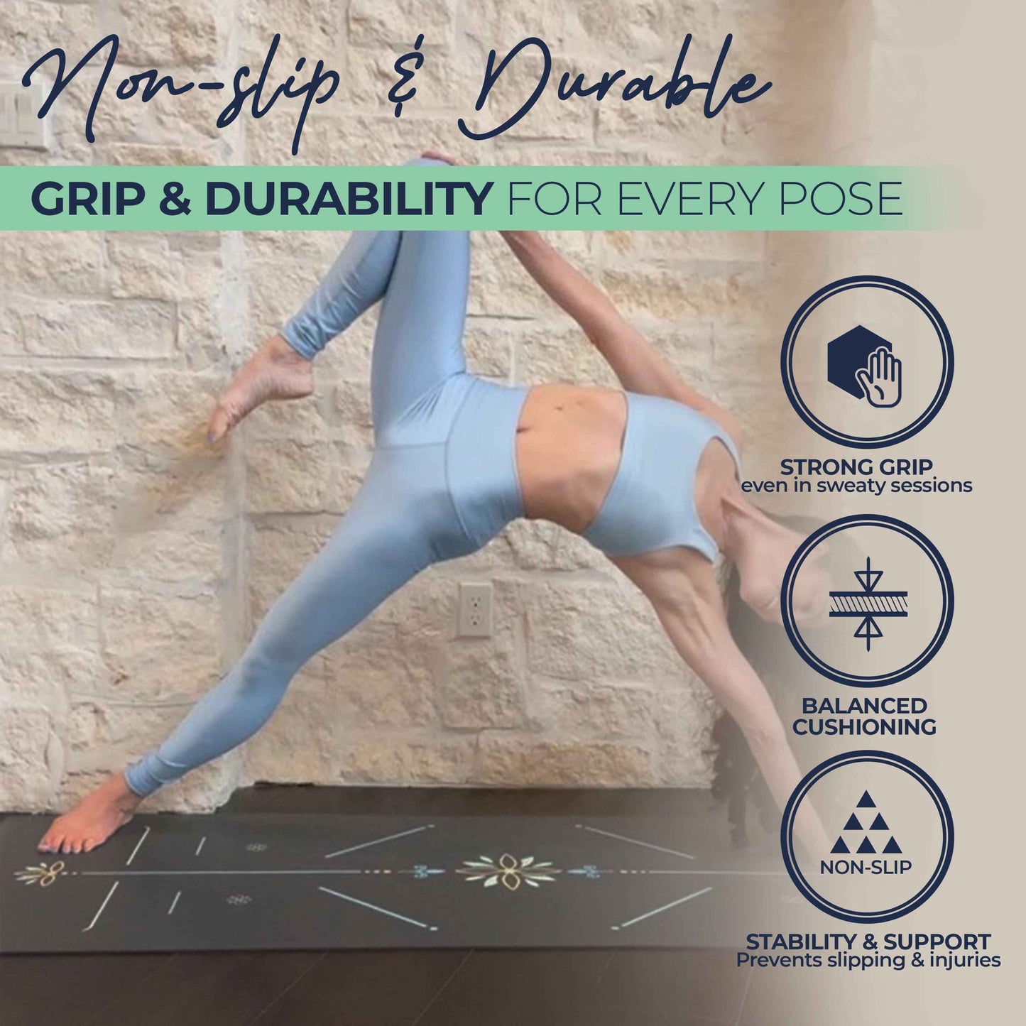 Eco Balance Yoga Mat- 5mm