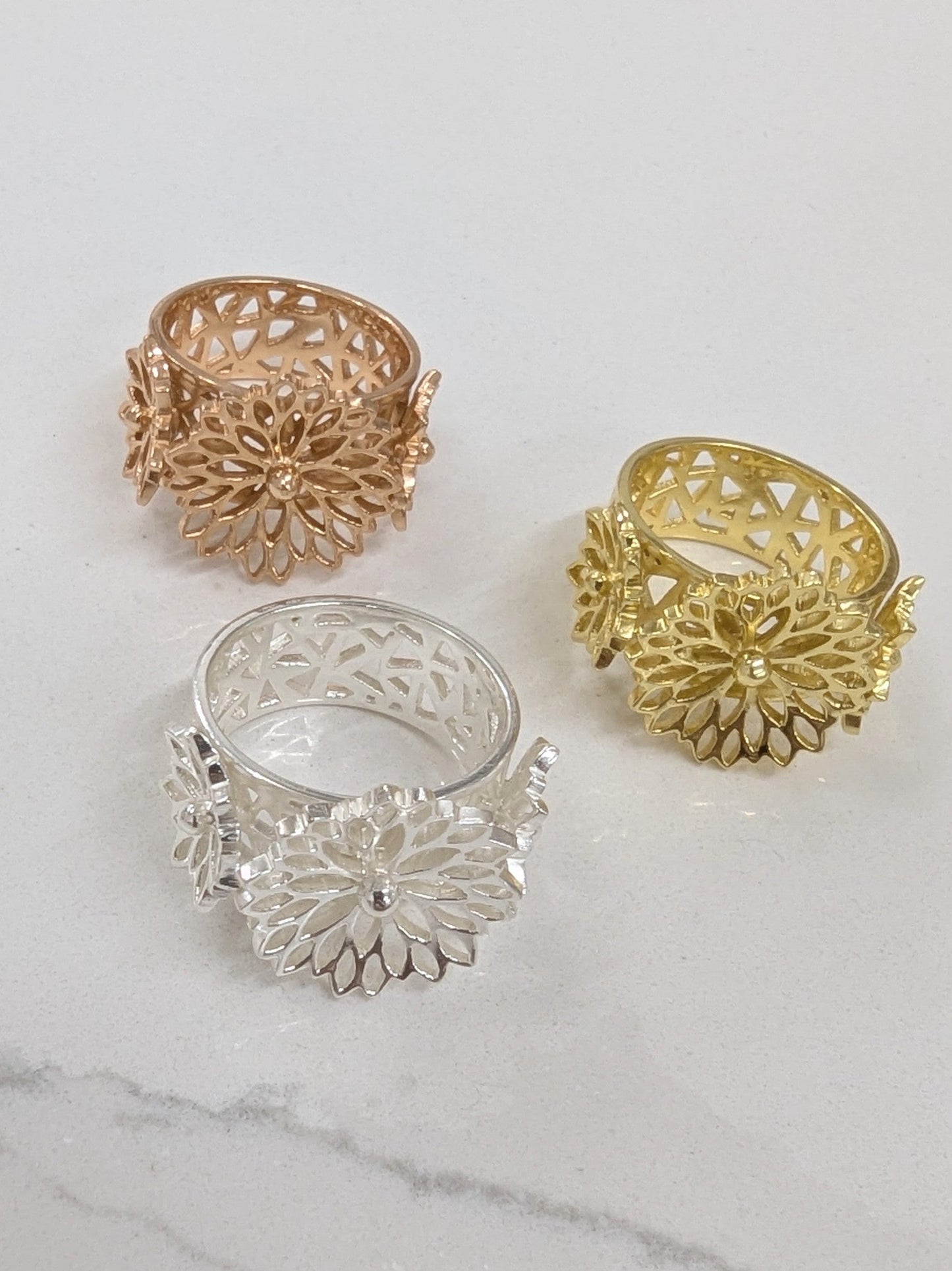 Big Bouquet Filigree Ring