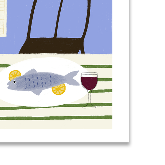 Pesce e Limone Greeting Card