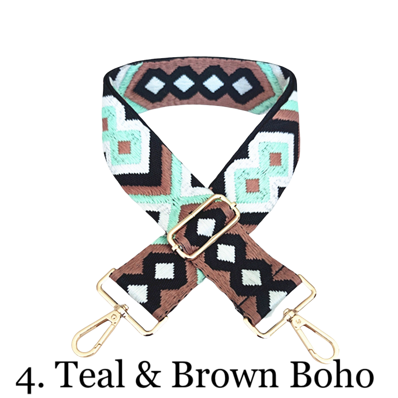 The Sailor | Zippered Crossbody Bag (Brown) - Pick Your Strap