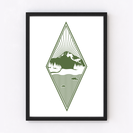 Best Coast Diamond Art Print