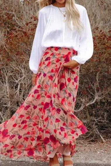 Floral Maxi Skirt
