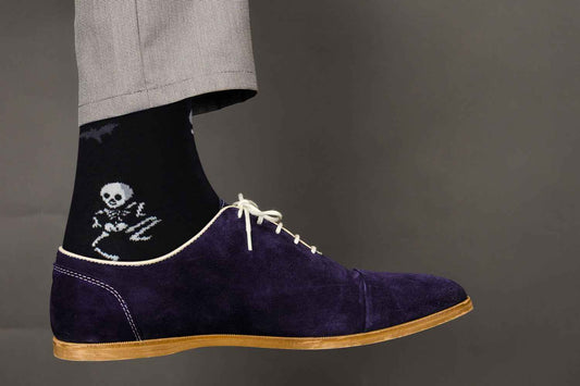 Dancing Skeleton Socks - Comfy Cotton for Men & Women
