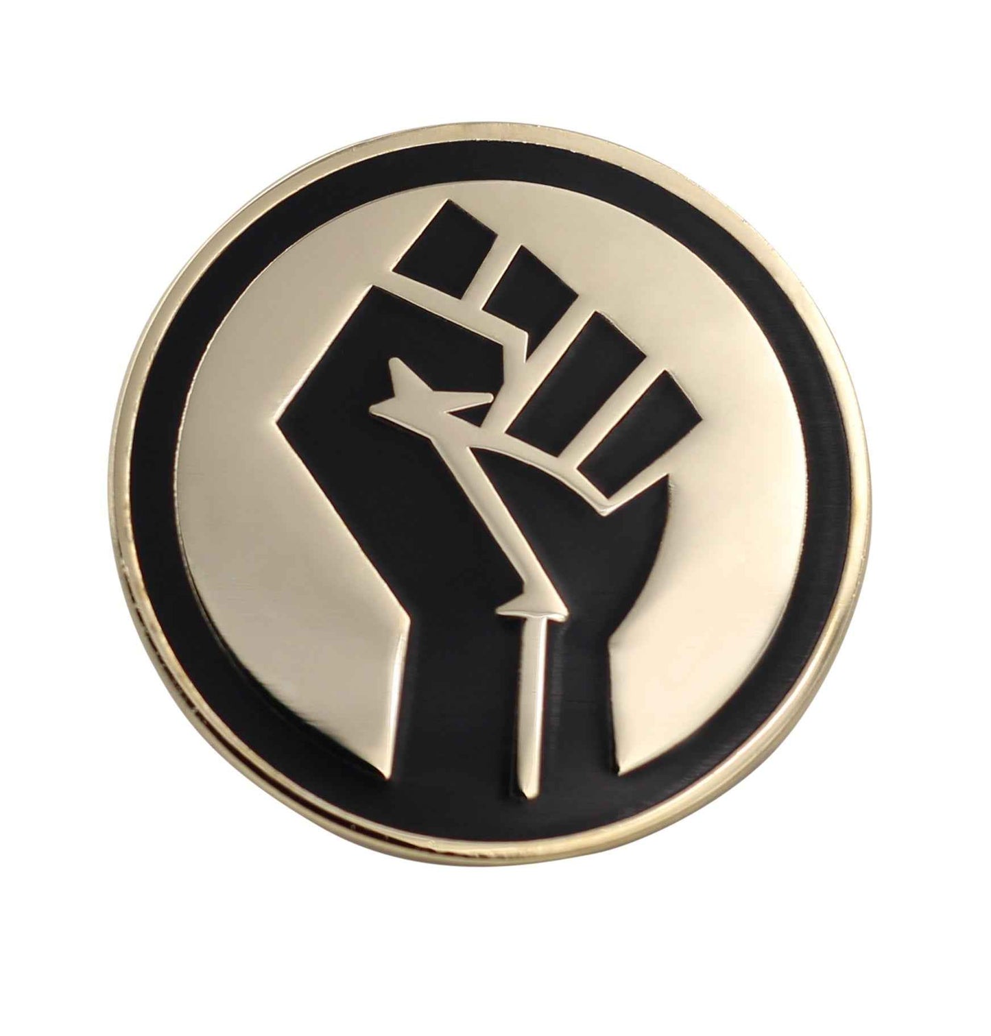 Raised Fist Pin - Black Lives Matter BLM Lapel Pin