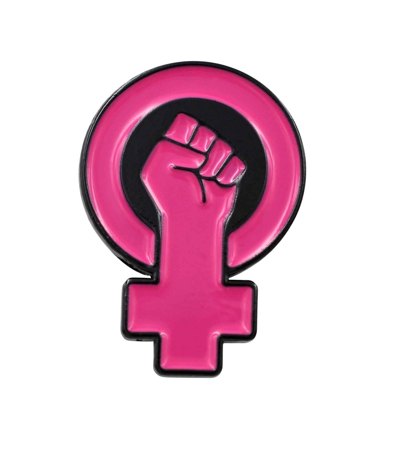 Women's Power  - Raised Feminist Fist Protest Pride Enamel Pin