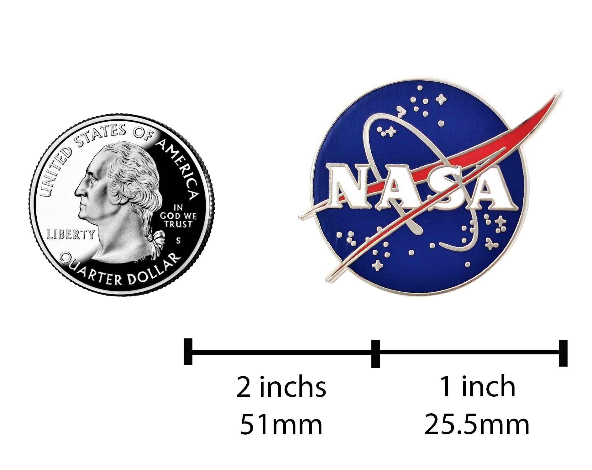 NASA Logo Pin - Astronaut Space Enamel Pin