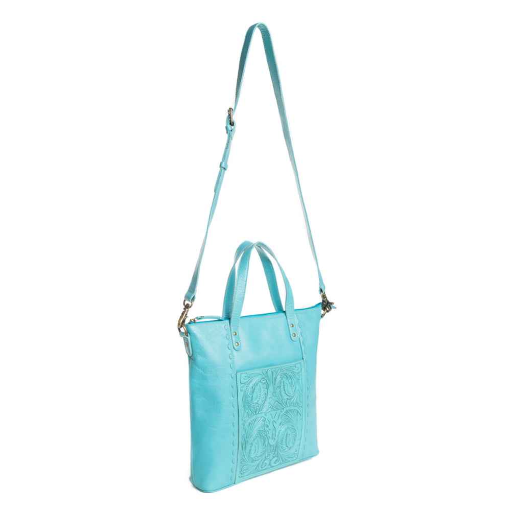 Steerhallow Canyon Shoulder Bag in Turquoise