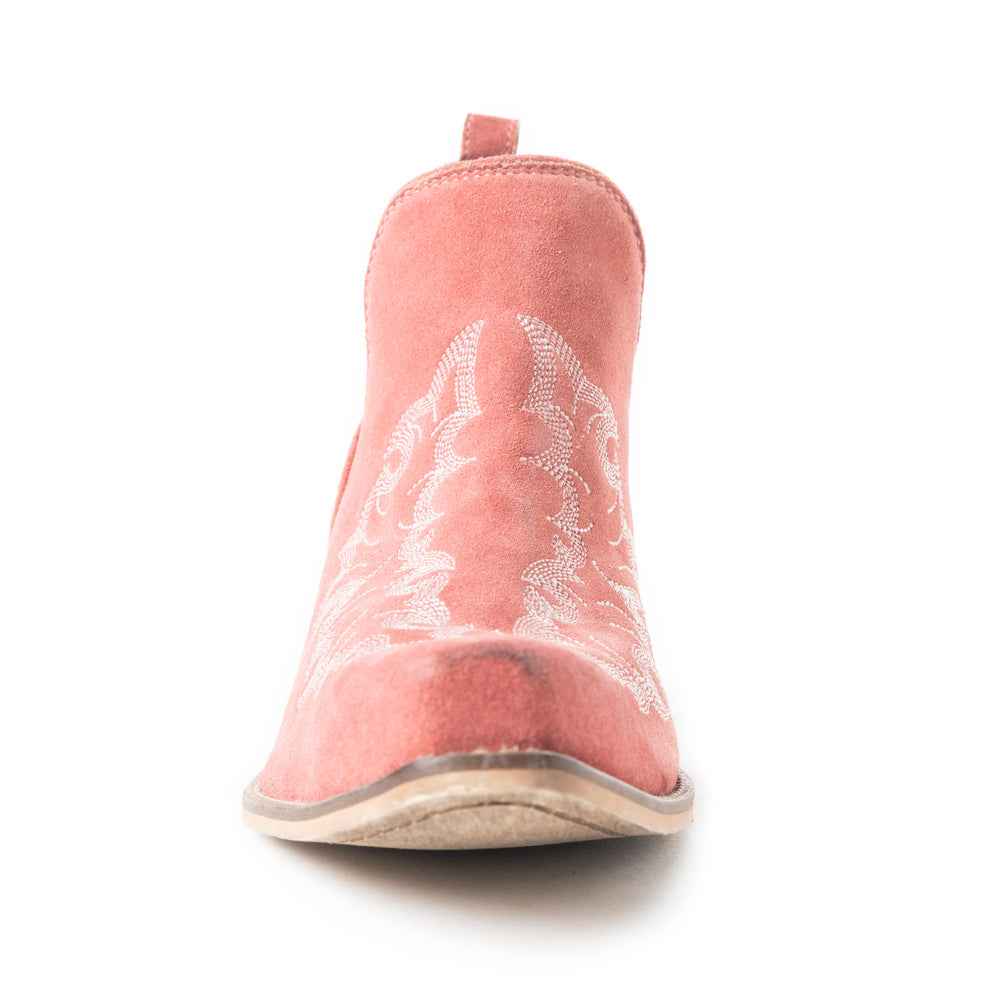 Trail Runner Booties In Peach