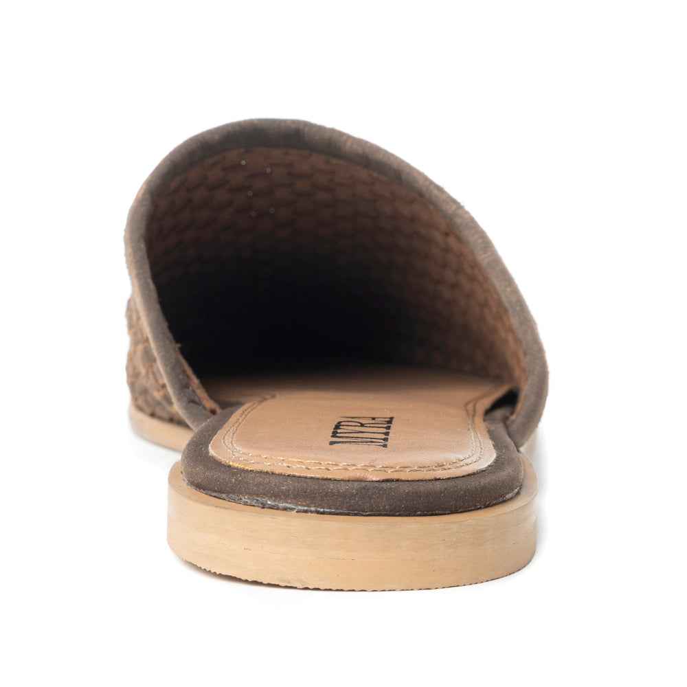 Spurloom Braided Sandals in Espresso Brown