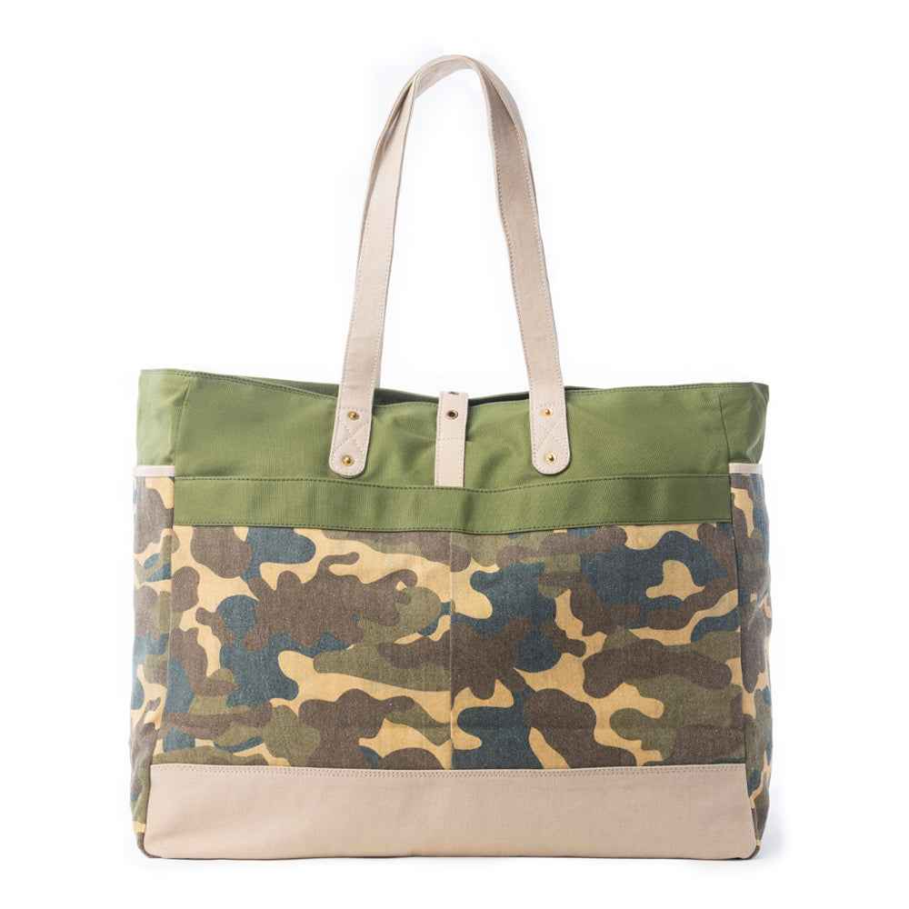 Myra Ranger's Day Weekender Bag in Shadow Camo Green