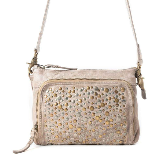 Mossveil Leather Bag in Beige