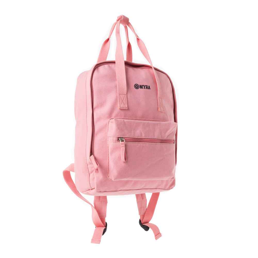 Pioneer Trek Canvas Backpack Bag in Pink