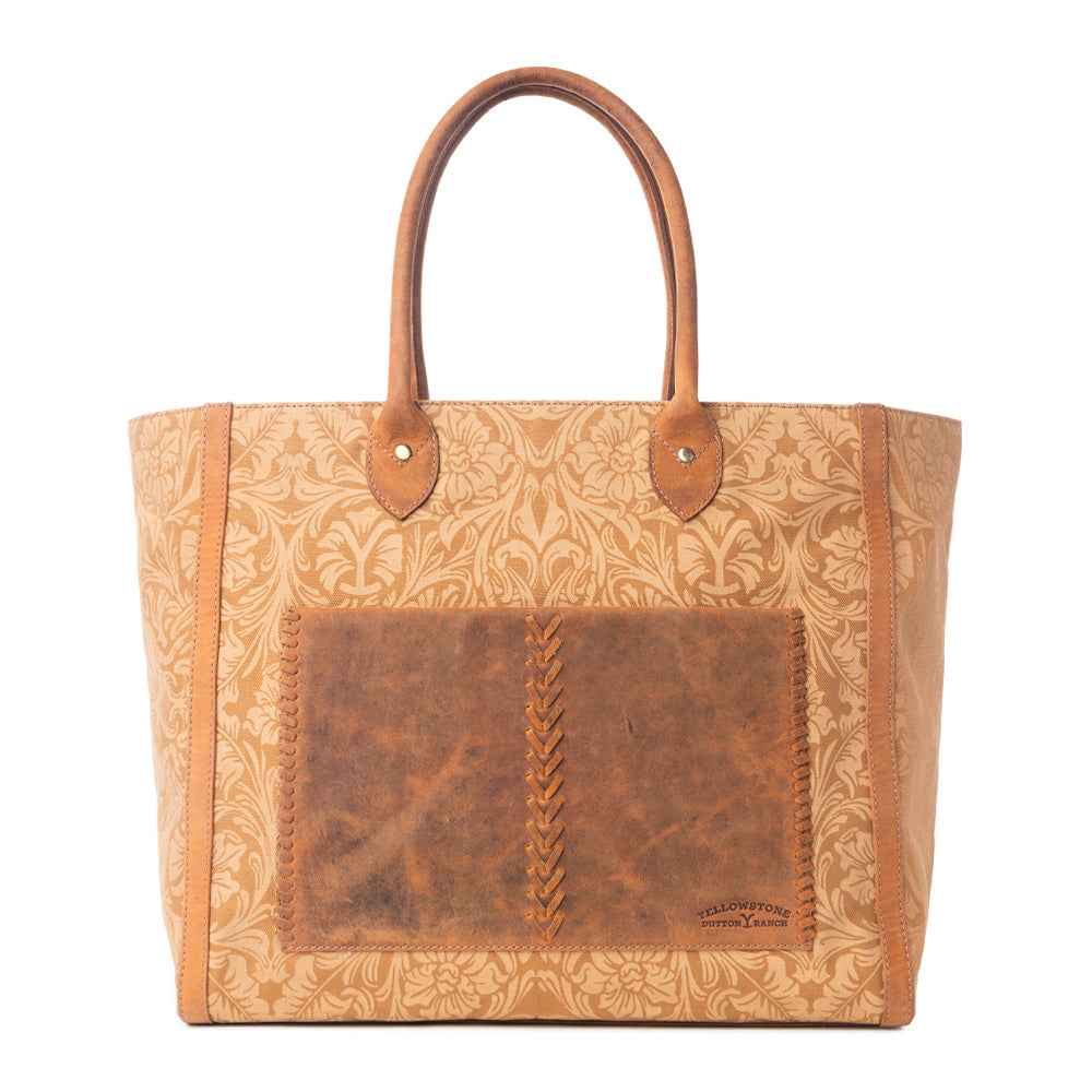 Yellowstone Chief Weekender Bag with Pockets in Amber