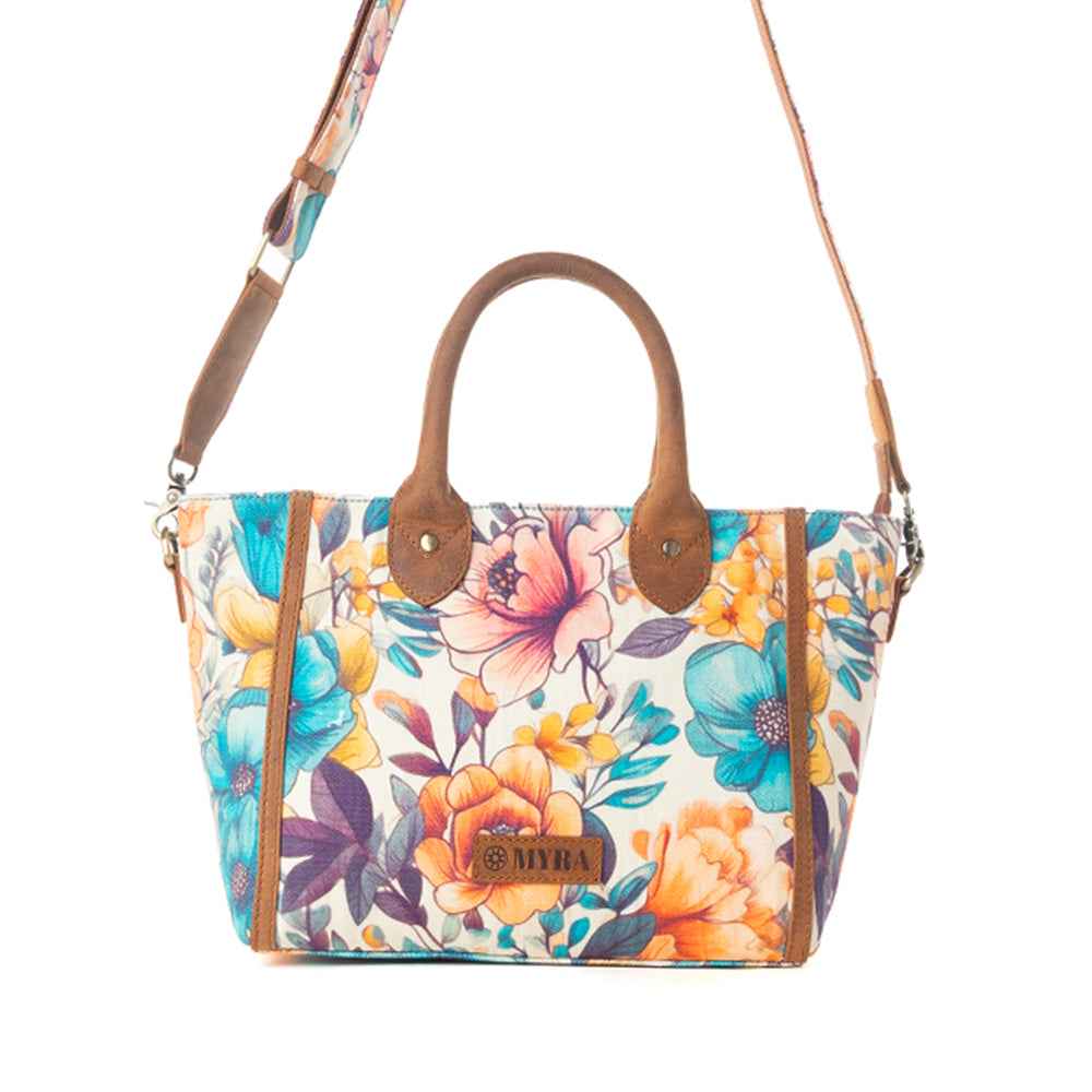 Myra Rosy Trails Crossbody Bag in Boho Fiesta