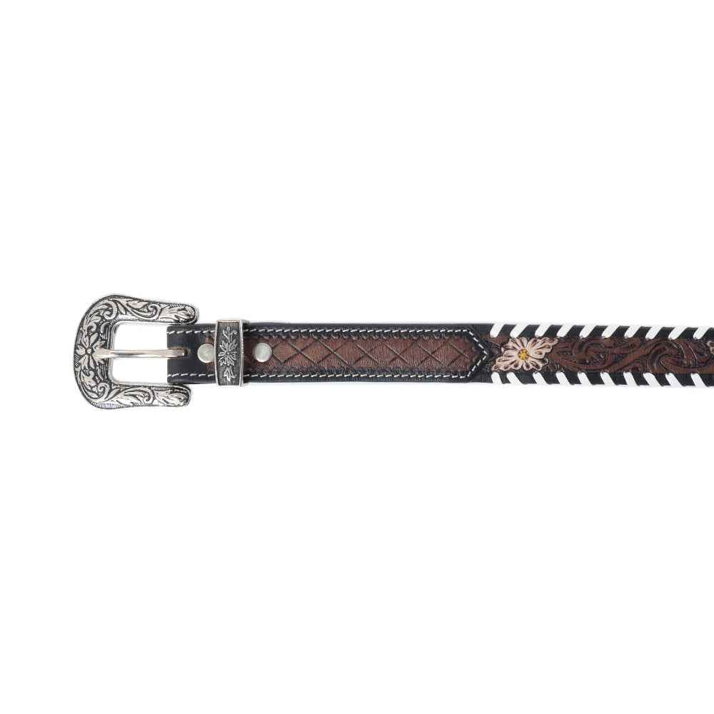 Wildrose Canyon Leather Kids' Belt in Bourbon Brown