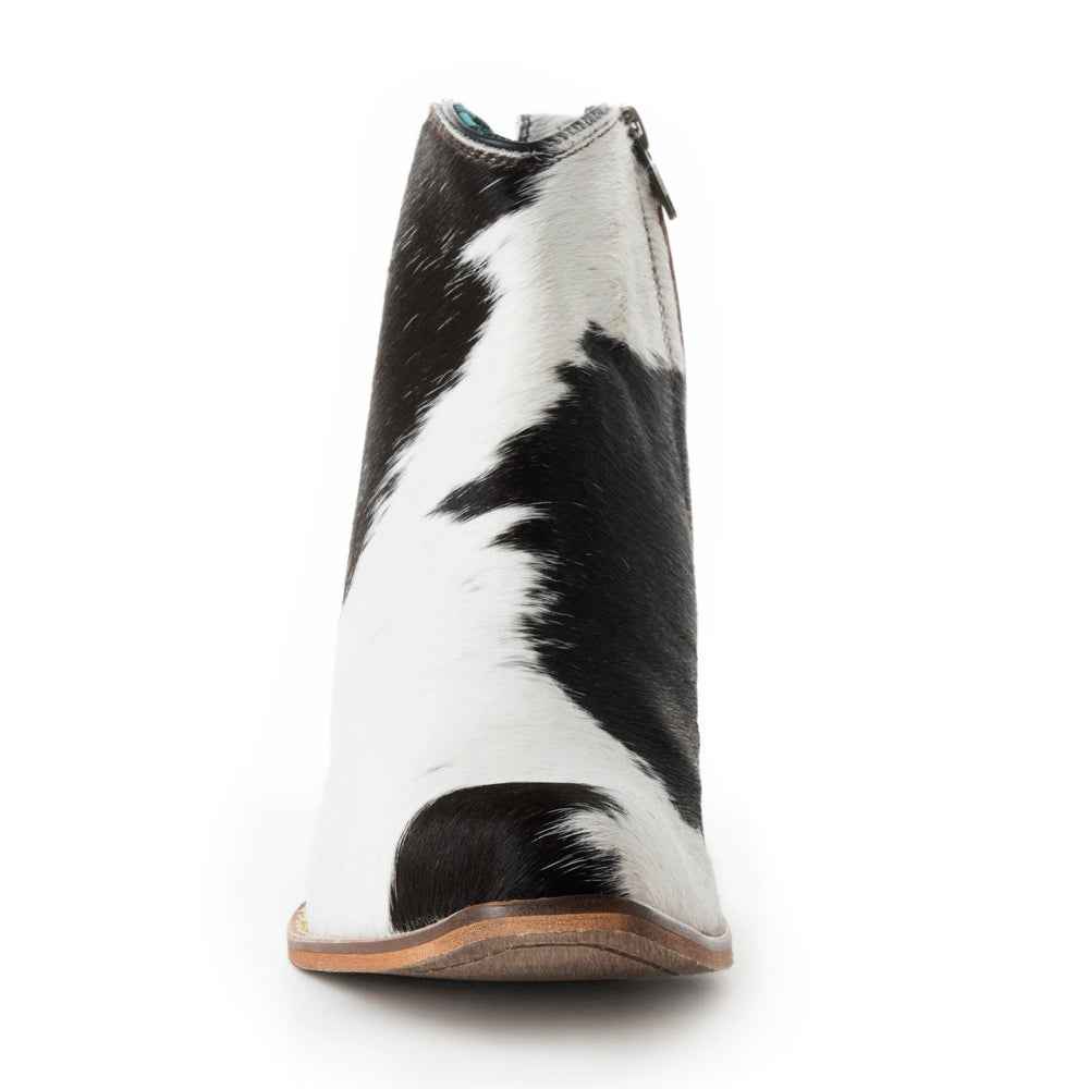 Laramie Plains Hair-on Hide & Hand-tooled Boots