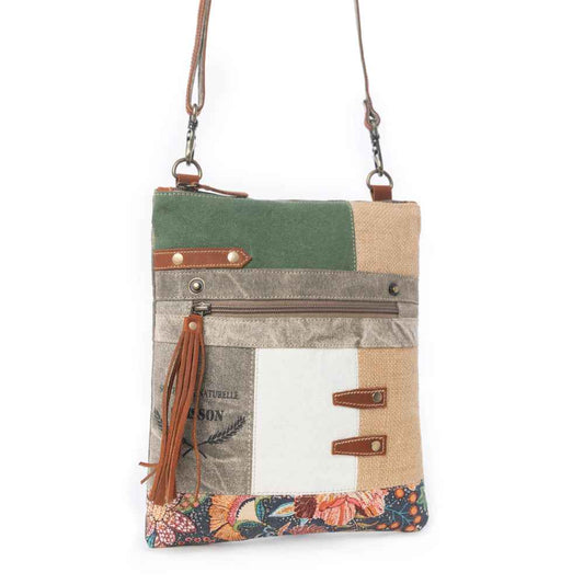 USA Canvas Patch Crossbody Bag