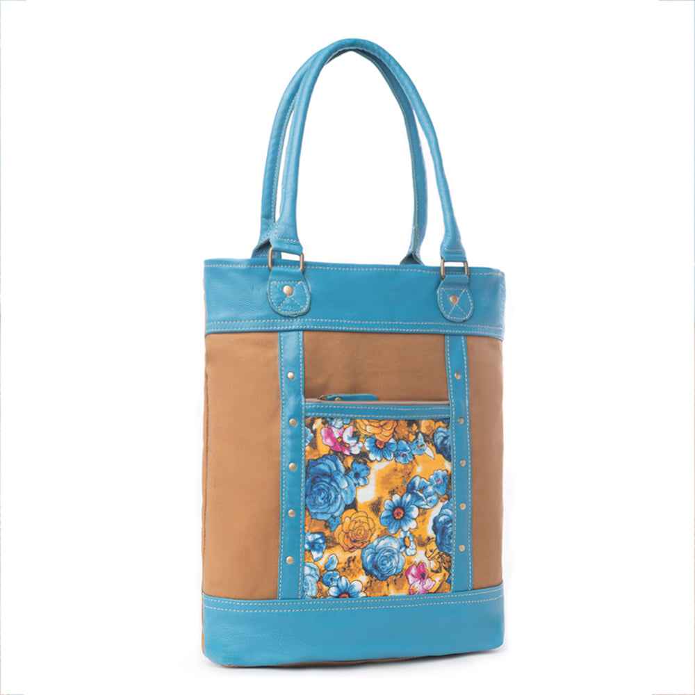 Blue Ridge Blooms Tote Bag