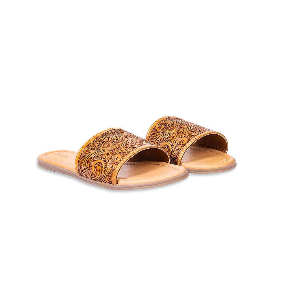 Willa Hand-Tooled Sandals