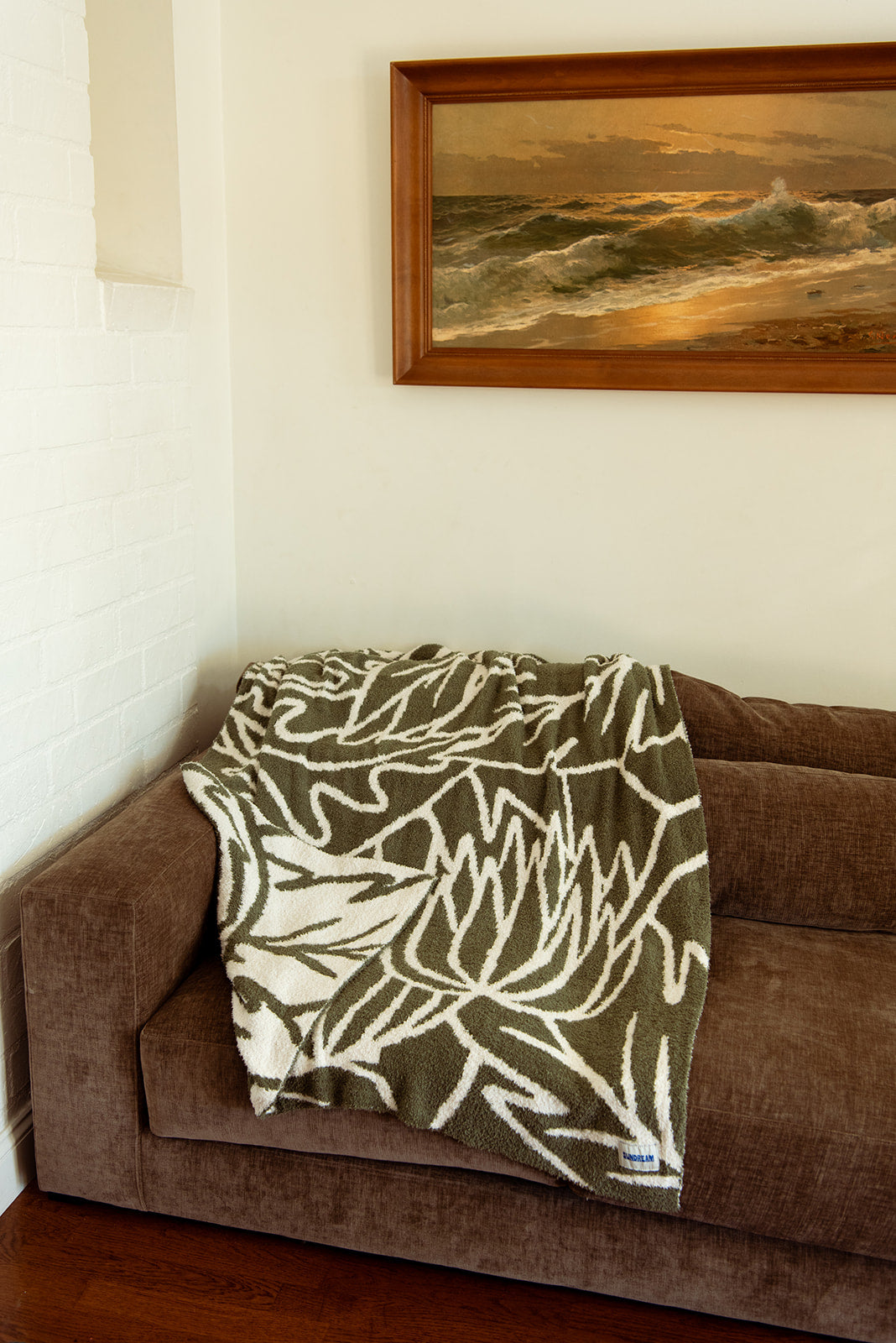 Canopy Plush Throw - Vintage Green