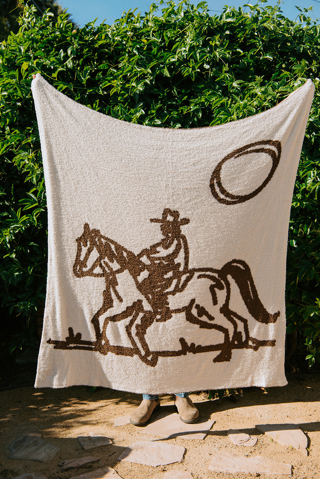 Drifter Plush Throw - Leather Brown