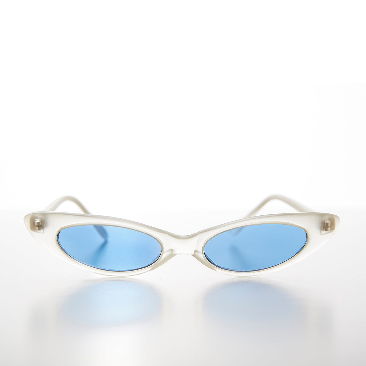 Narrow Punk Rock Cat Eye Sunglass - Slim
