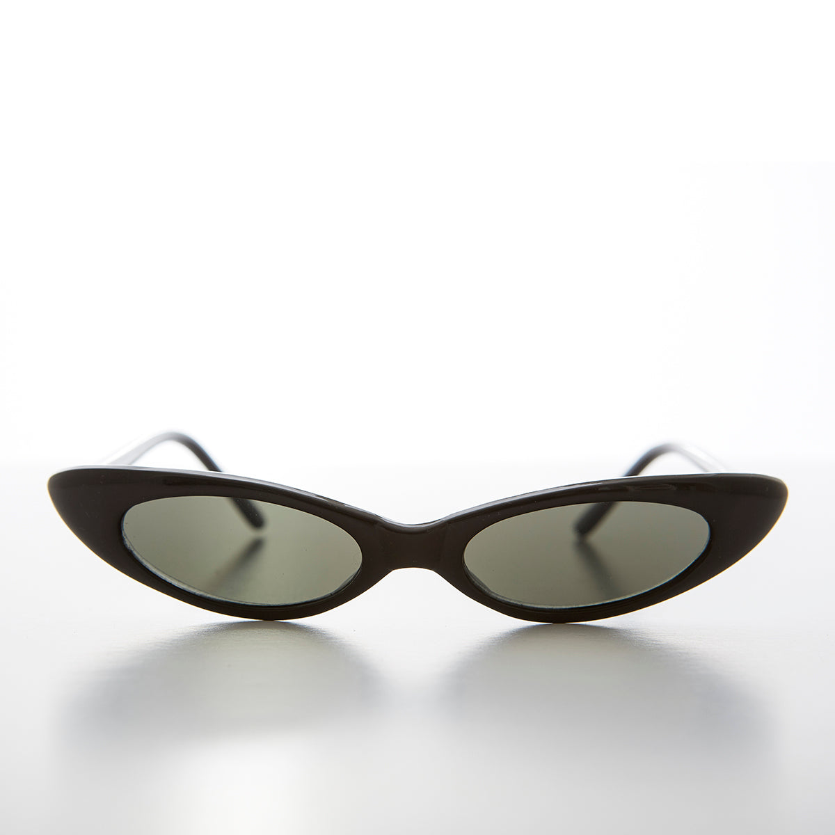 Skinny Punk Rock Cat Eye Sunglass - Slim