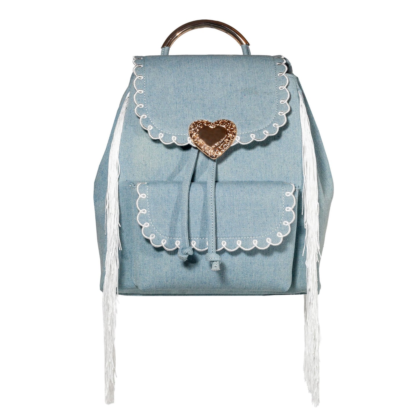 Seaside Sweetheart Fringe Backpack Pink Multi