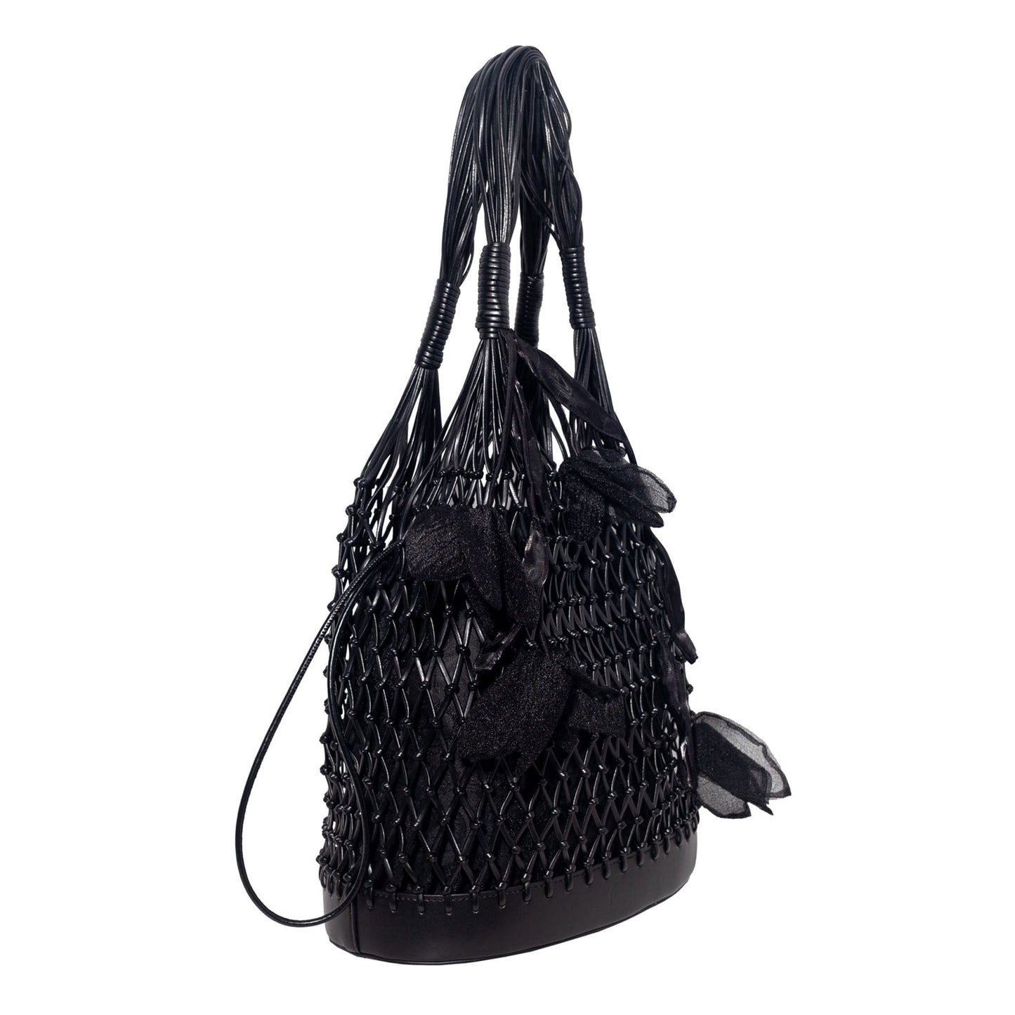 Secret Garden Macramé Tote Bag with Removable Pouch