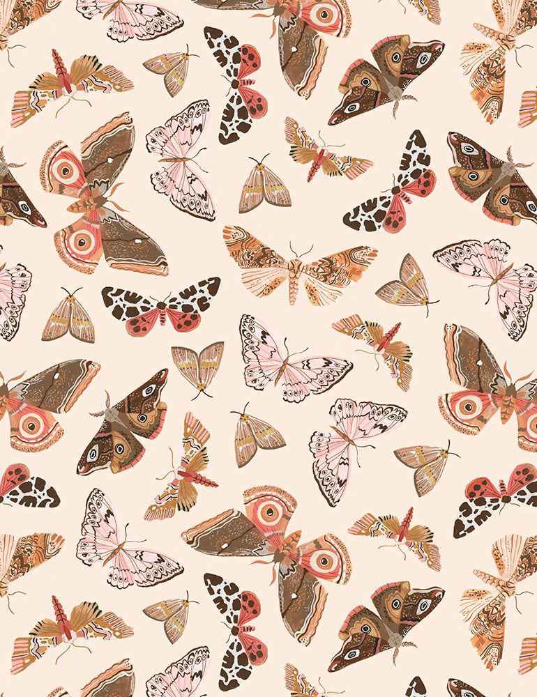 Butterfly Vintage Dress in Cream