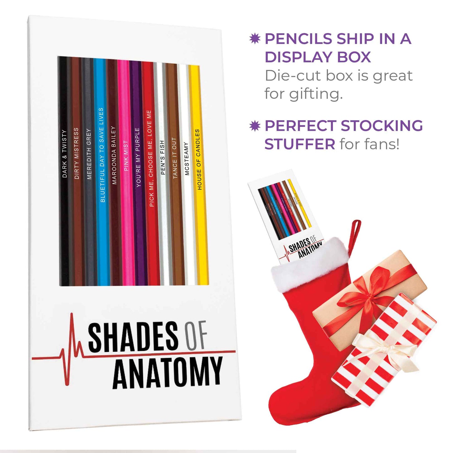 Shades of Anatomy Colored Pencils for Fans of Grey's Anatomy