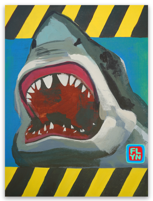 Shark sticker