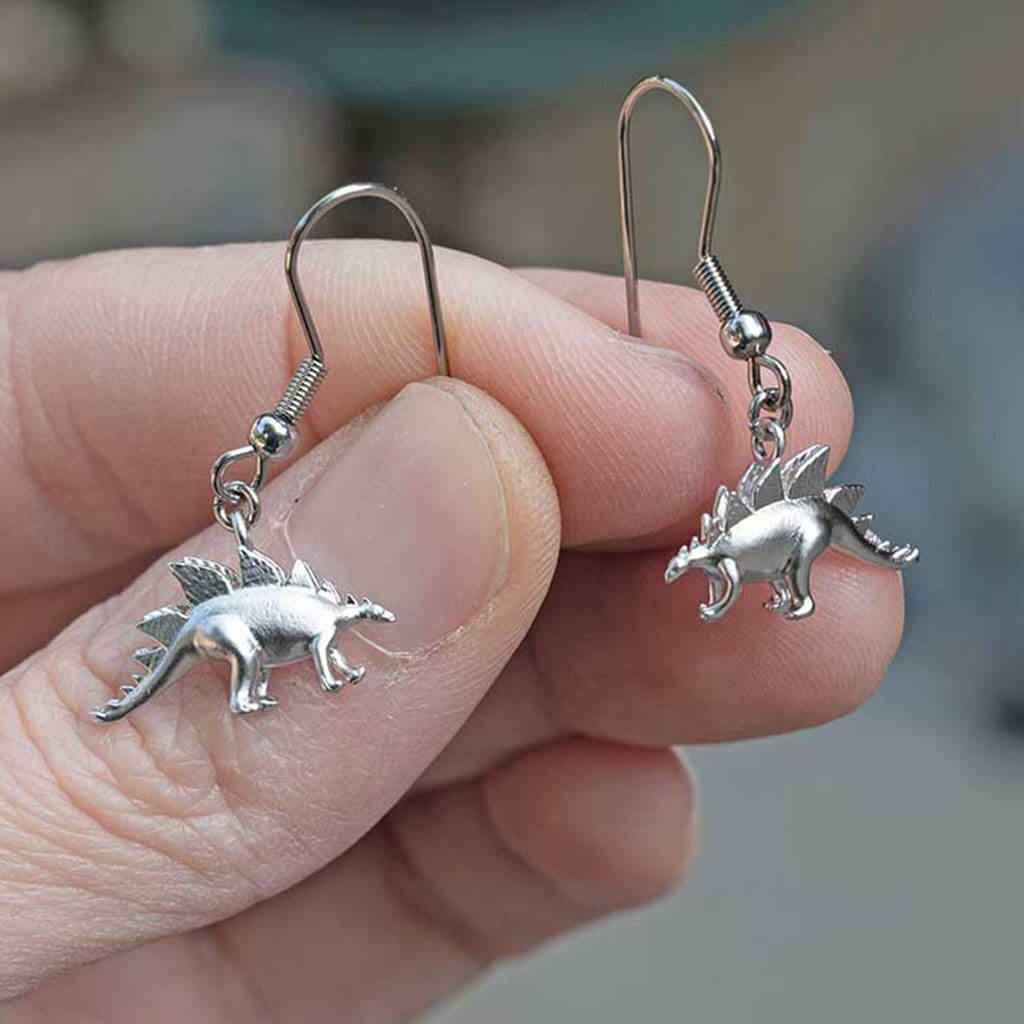 Pteradactyl & Stegosaurus Earrings