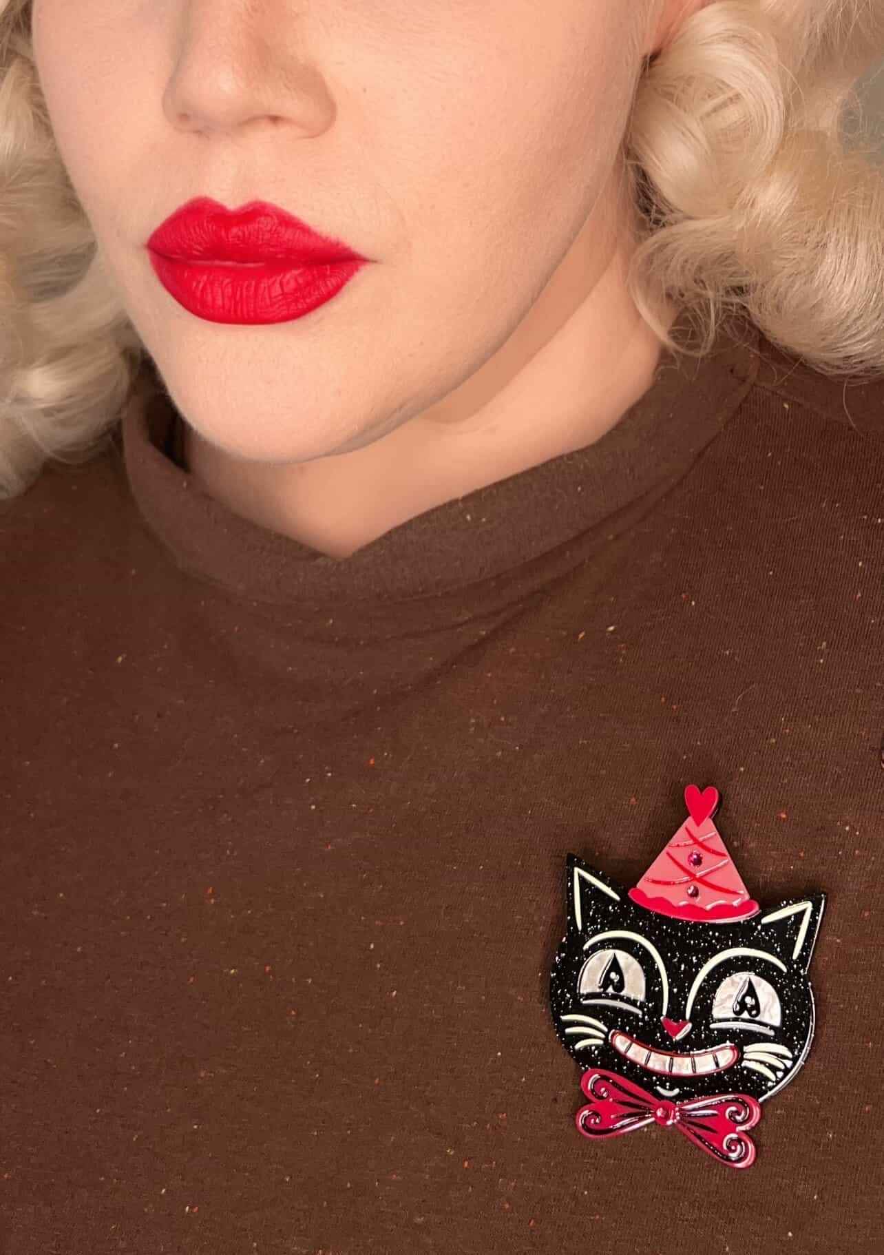Sweetheart Jack Brooch by Johanna Parker x Lipstick & Chrome