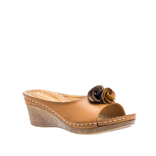 Women's Sydney Tan Wedge Sandals