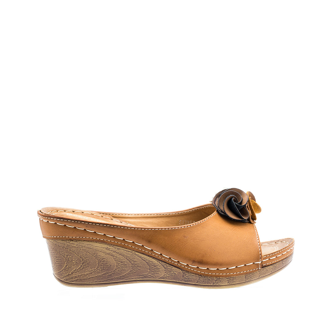 Women's Sydney Tan Wedge Sandals