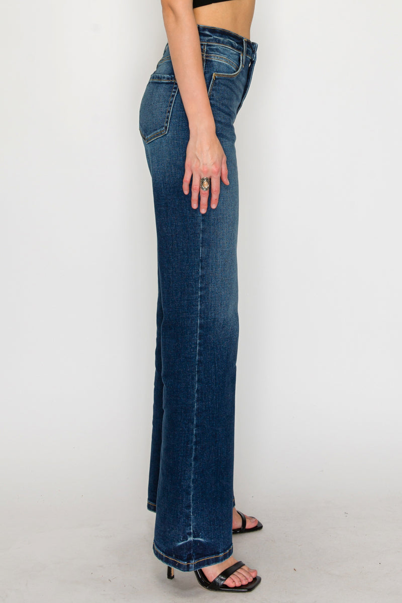 Leilani High Rise  Tummy Control Holly Flare Jeans