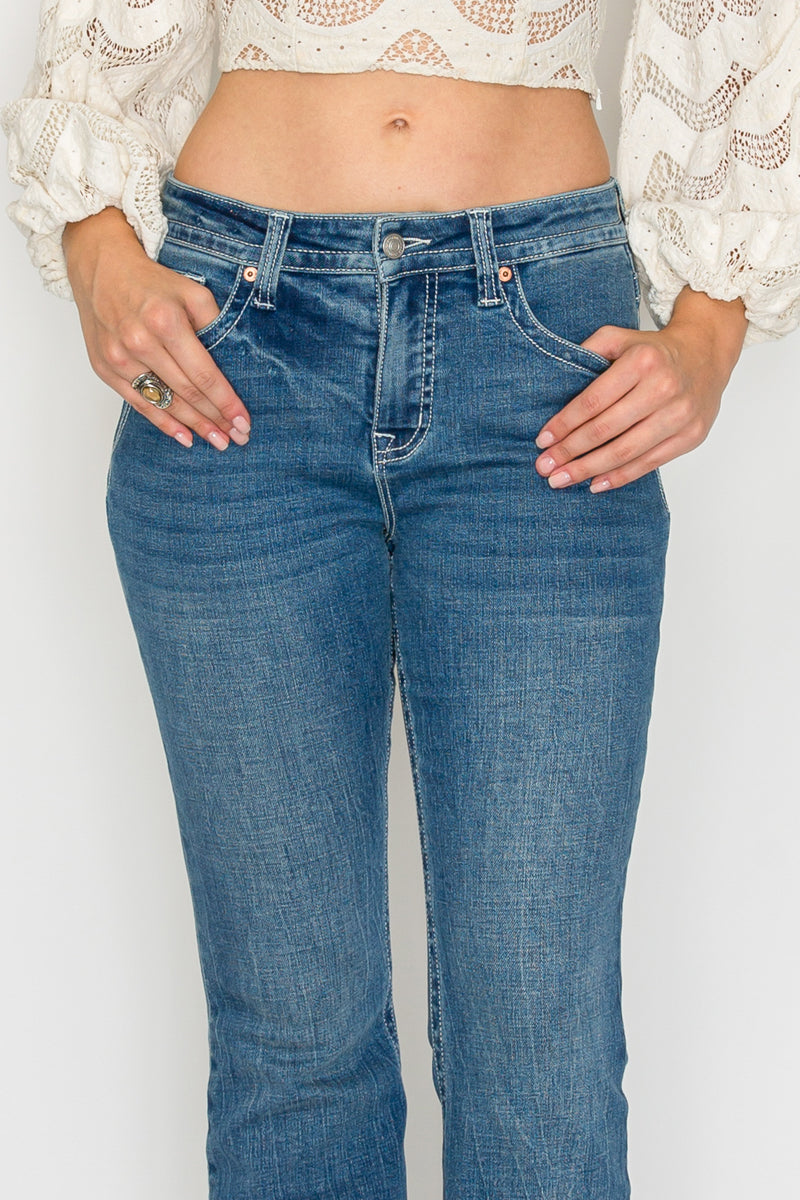 Stevie TUMMY CONTROL HIGH RISE SLIM FLARE JEANS  *Signature*