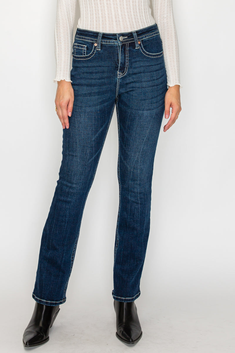 Stevie TUMMY CONTROL HIGH RISE SLIM FLARE JEANS  *Signature*