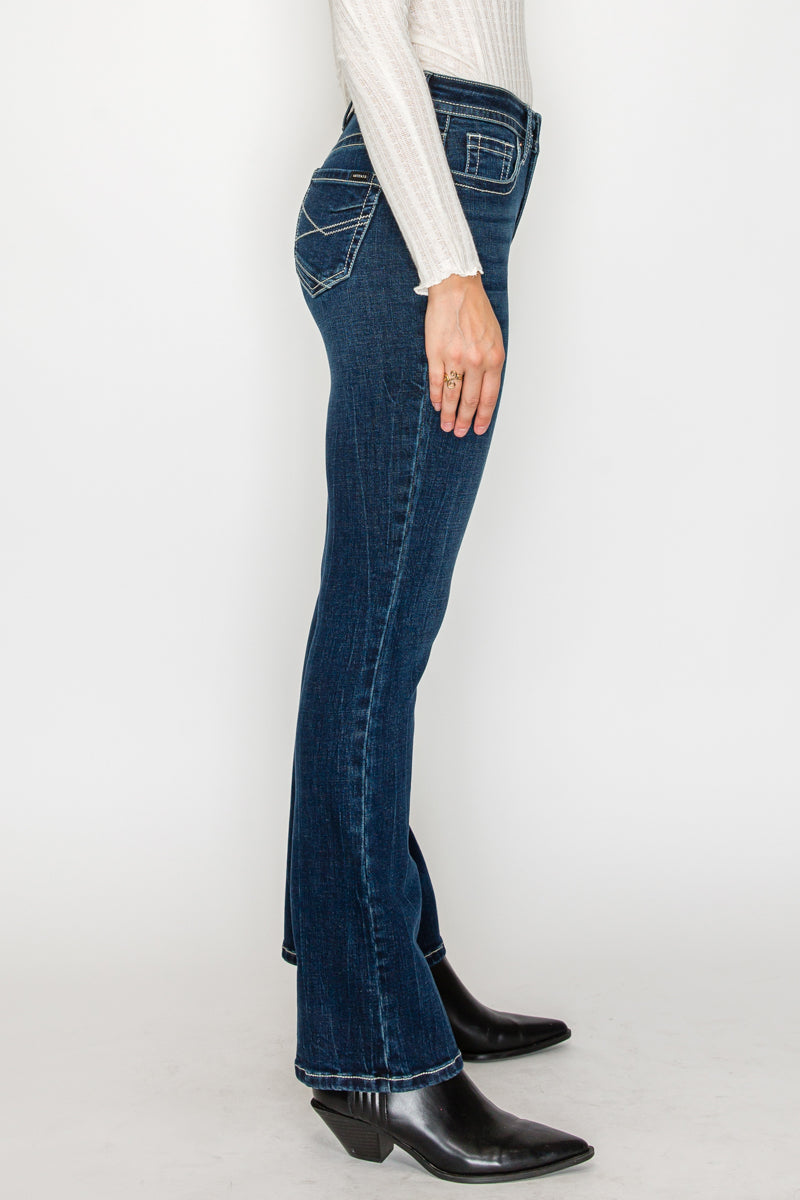 Stevie TUMMY CONTROL HIGH RISE SLIM FLARE JEANS  *Signature*
