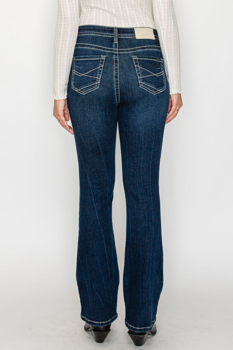 Stevie TUMMY CONTROL HIGH RISE SLIM FLARE JEANS  *Signature*