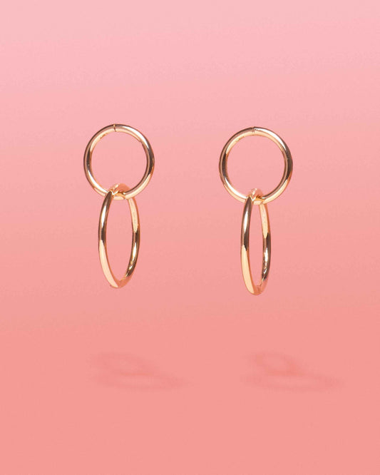 Chai Gold 2 Tier hoops