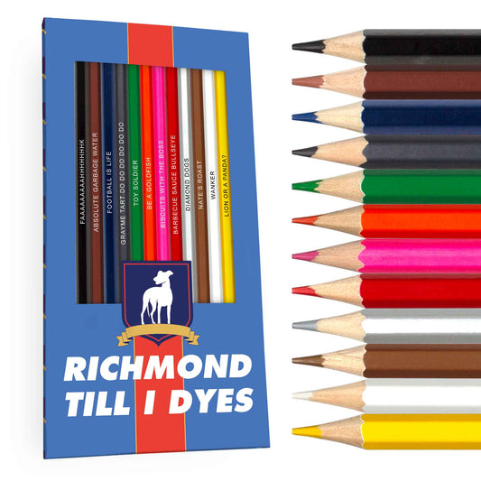 Richmond Till I Dyes Colored Pencil Set for Fans of Lasso