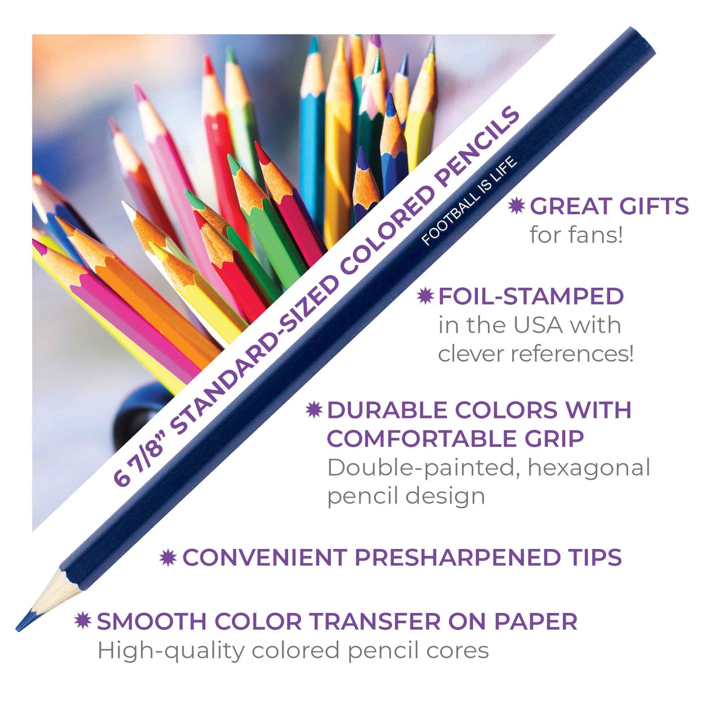Richmond Till I Dyes Colored Pencil Set for Fans of Lasso