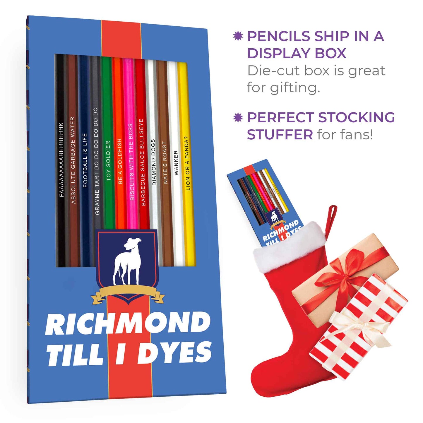 Richmond Till I Dyes Colored Pencil Set for Fans of Lasso