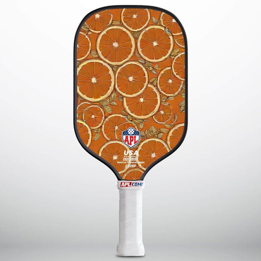 APL - Orange Slices Pickleball Paddle | 16mm Carbon Fiber | Best Pickleball Paddles | American Pickleball League