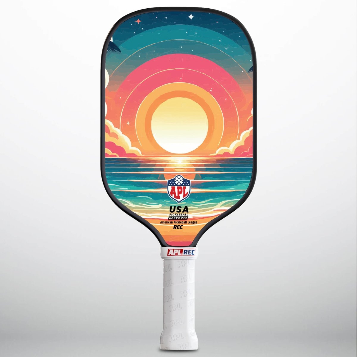 APL - Colorful Patterns Pickleball Paddle | 16mm Carbon Fiber | Best Pickleball Paddles | American Pickleball League